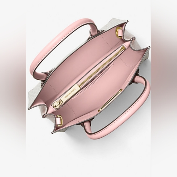 Michael Kors Mercer Medium Logo and Leather Accordion Bag (NO CB STRAP) - Picture 4 of 5